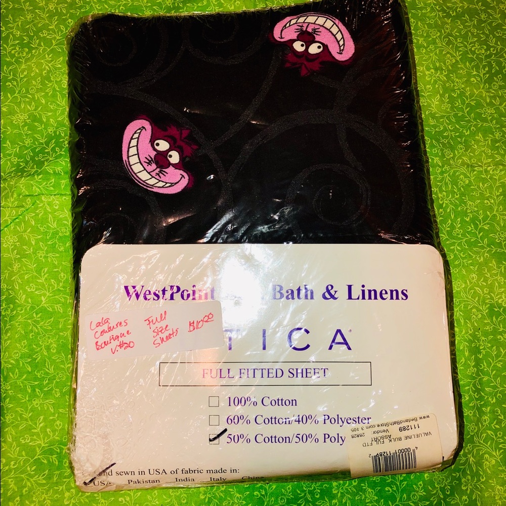 Cheshire Cat Flat Sheet